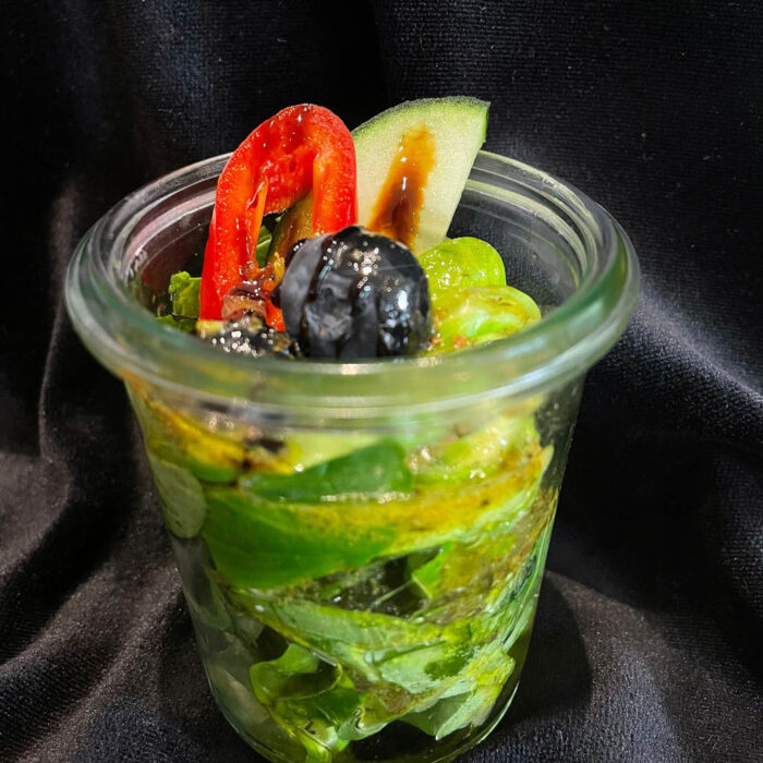 Feldsalat im Glas